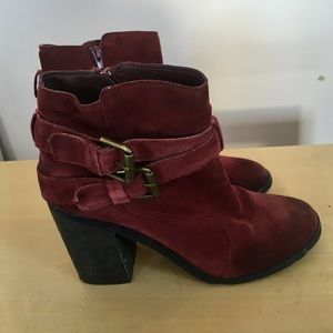 Anthropologie Suede Boots size 9.5